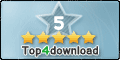 5 Stars from top4download.com